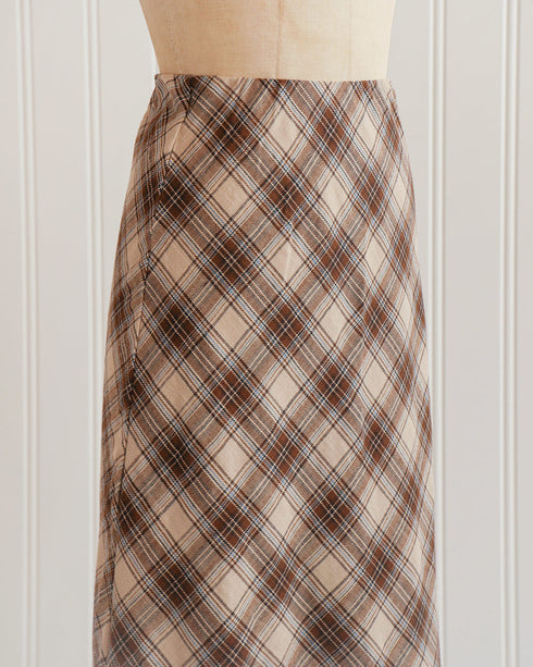 Book Fair Plaid Skirt